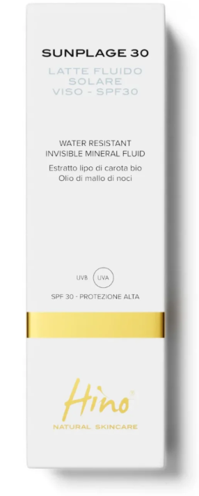 Hino Natural Skincare Sunplage Latte Solare SPF 30 Viso 50 ml